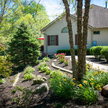 Greenery Framed Walkway