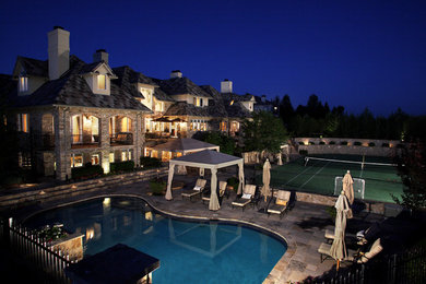Example of a classic exterior home design in Denver