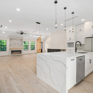 Luxury Kitchen Transformation Houston - Open Concept Layout + Custom Cabinetry