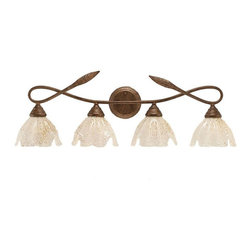 Filament Design - Filament Design Anita 4-Light Bronze Incandescent Wall Vanity Light - Wall Lighting
