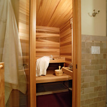 Basement sauna