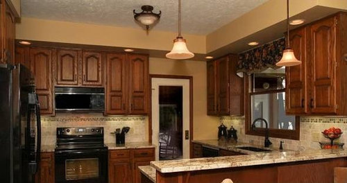 Best Updated Oak Cabinets Design Ideas & Remodel Pictures ...
