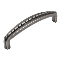 Cosmas - Cosmas 228-96WN Weathered Nickel 3-3/4&rdquo; CTC Rope Cabinet Pull [10-PACK] - Cabinet And Drawer Handle Pulls