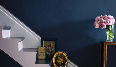 Цвет: Глубокий синий — новый черный или как сделать гостиную элегантнее
