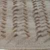 Hand Woven Beige Wool Area Rug