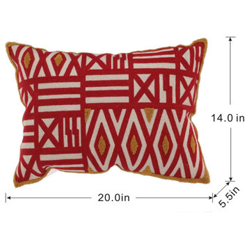 Anita Decorative Pillow, Red