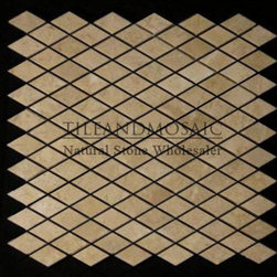 Crema Marfil Marble Diamond Mosaic Tile Polished - Products