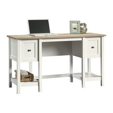 Sauder Cottage Road Wood Computer Desk in Soft White