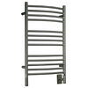 Amba CC Jeeves C-Curved Towel Warmer With Finish: Brushed