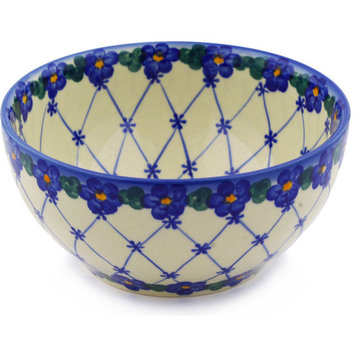 Polmedia Polish Pottery 6" Stoneware Bowl