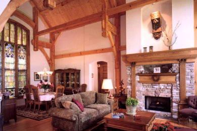 Inspiration for an eclectic living room remodel in Other