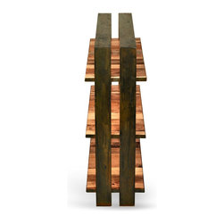 Mixed Wood Shelf - Display And Wall Shelves 