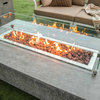 Elementi Hampton Cast Concrete Fire Pit Table, Propane