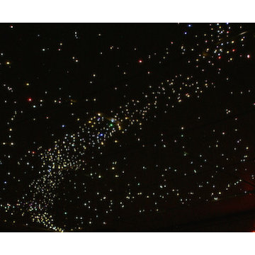 Star Ceiling Fibre Optic LED panels in Bathroom / Sauna / Spa / Wellness