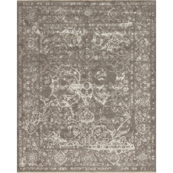 Tranquility Area Rug, Gray, 10"x14"