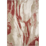 KAS - KAS Avalon 5619 Ivory/Brown Wonder Area Rug, 5'3" x 7'7" - Traditional and classic at a great value best describes our Avalon Collection! The updated color palette adds a fresh touch of elegance to any lifestyle. Machine-made of 100% polypropelene, this collection is a tremendous value and makes for easy upkeep. Avalon is made in Turkey and has a 1/2" pile height.