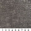 Dark Grey Alligator Print Shiny Woven Velvet Upholstery Fabric By The Yard