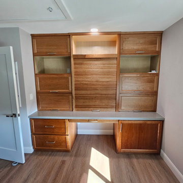 Custom rolltop computer desk