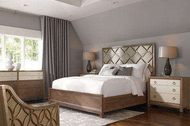 Inspiration for a contemporary bedroom remodel in Denver