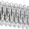 Sarella Large Pendants - Polished Stainless Steel, Large, 8, Clear Heritage Crys