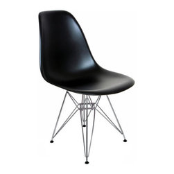 Eiffel-Style Slope Chair-Black - Products