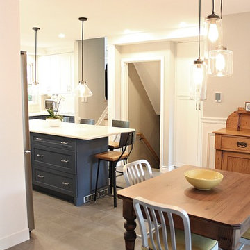 Two Toned Family Kitchen