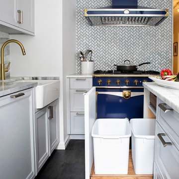 NYC White Kitchen | Rutt Cabinetry | MCK+B