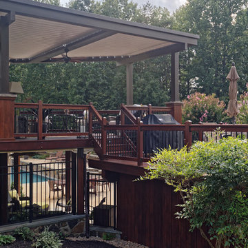 Oil Rubbed Bronze Equinox Adjustable Louvered Roof, Deck, and Patio