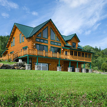 Log Homes & Cabins - Coventry Log Homes - The Bear Rock