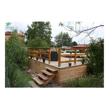 Terrasse surélevée en Ipé