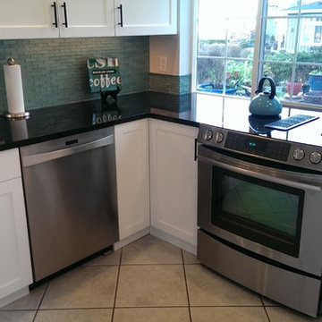 Shaker style painted kitchen
