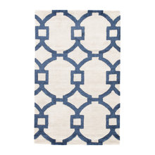 Navy + White Rugs 8x10