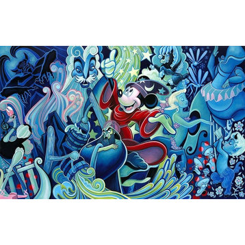 Disney Fine Art Fantasia by Tim Rogerson, Gallery Wrapped Giclee