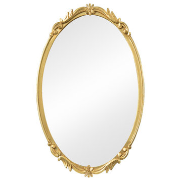 Oval Carved Mirror
