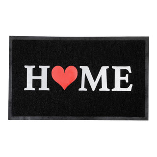 Evideco Welcome Home 30x10 Long Sheltered Front Door Mat Coco Natural