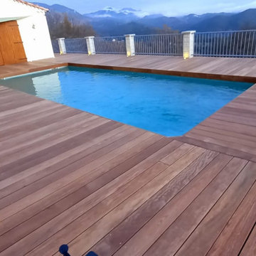 Terrasse en bois exotique Cumaru à Puget-Théniers
