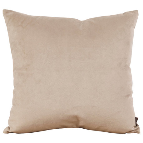 Bella 20"x20" Pillow, Sand, Down Insert