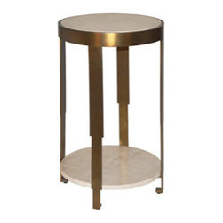 Worlds Away - Worlds Away Sherman Two Tier Table - Side Tables And End Tables