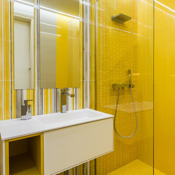 Reforma de baño debajo de una escalera