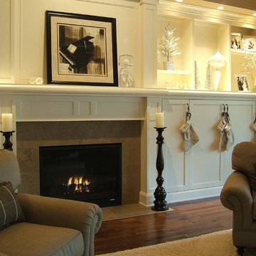 Fireplace & Mantel