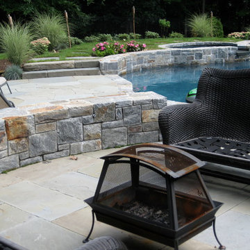 landscape design for existing pool