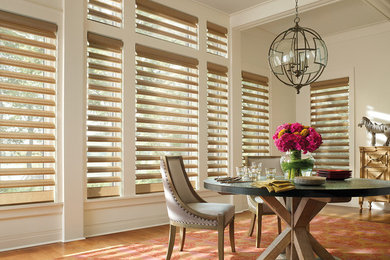Hunter Douglas window fashions (before & after)
