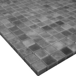 Bardiglio Gray Marble 5/8x5/8 Mosaic Tile Polished - Home Accessories & Decor