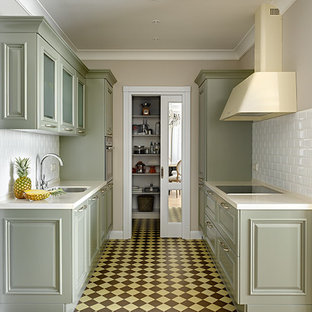 Eclectic kitchen pantry inspiration - Kitchen pantry - eclectic kitchen pantry idea in Moscow