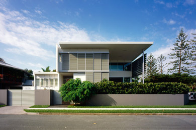 Photo of a beach style exterior in Brisbane.