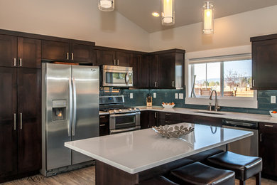 Transitional kitchen photo in Other