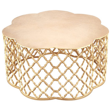 Honeycomb Pattern End Table