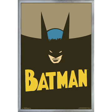 Batman Vintage Poster, Silver Framed Version
