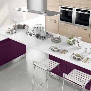 Modern Italian Custom Made Kitchens by LUBE