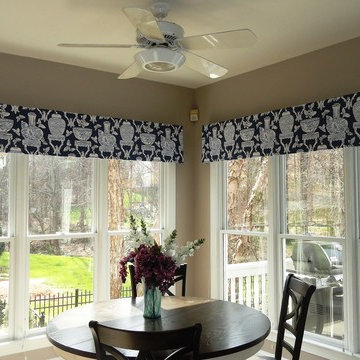 Soft valances on board or pole